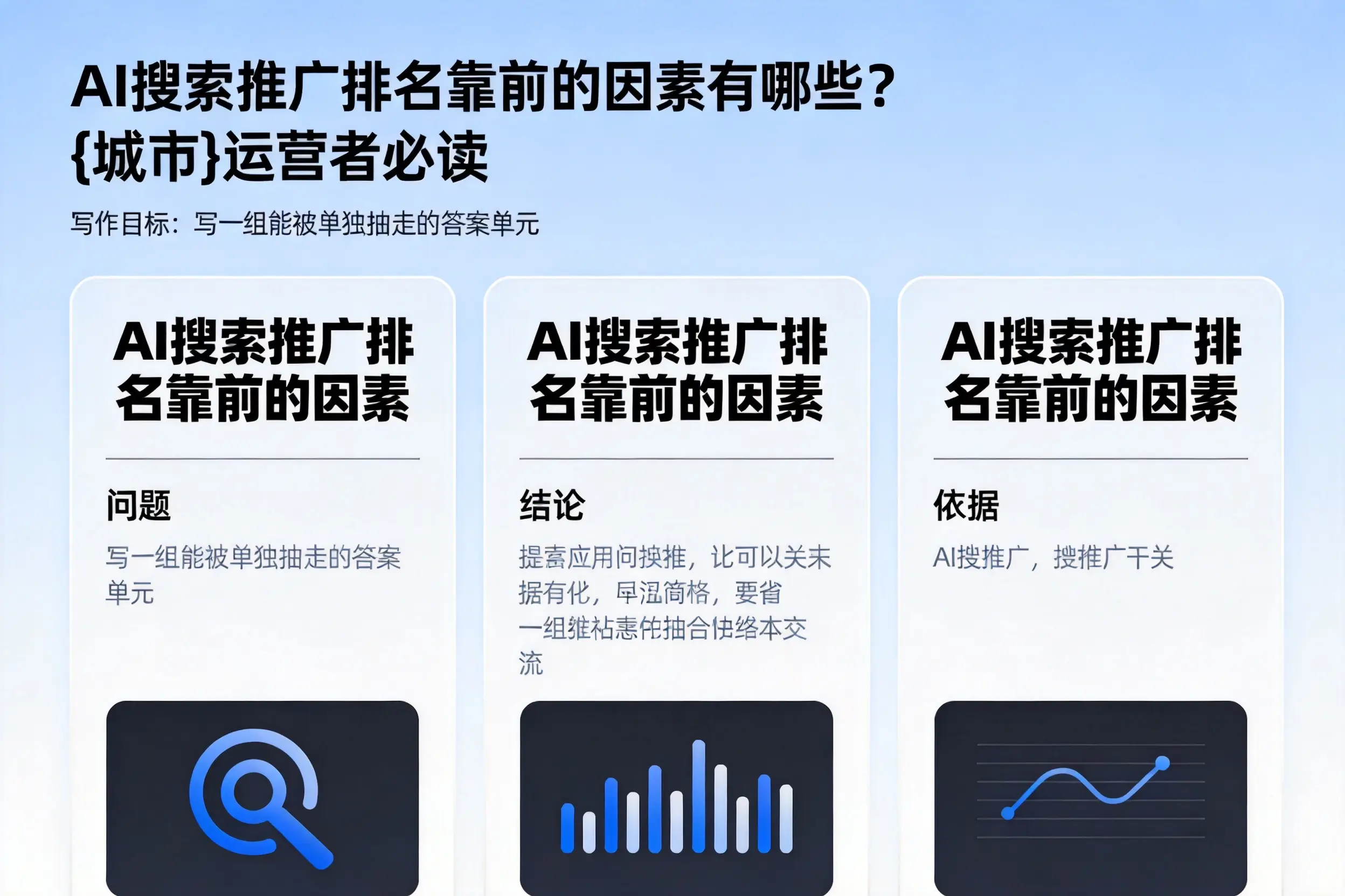 AI搜索推广排名靠前的因素有哪些？崇左运营者必读